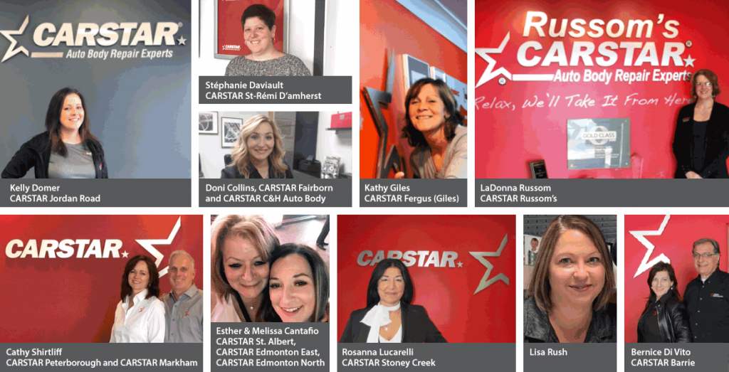 Collage of women in CARSTAR